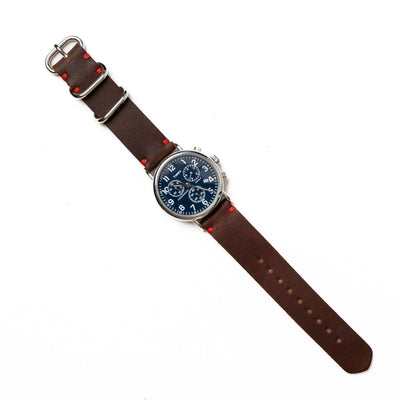 Leather Watch Band - Heritage Brown Popov Leather