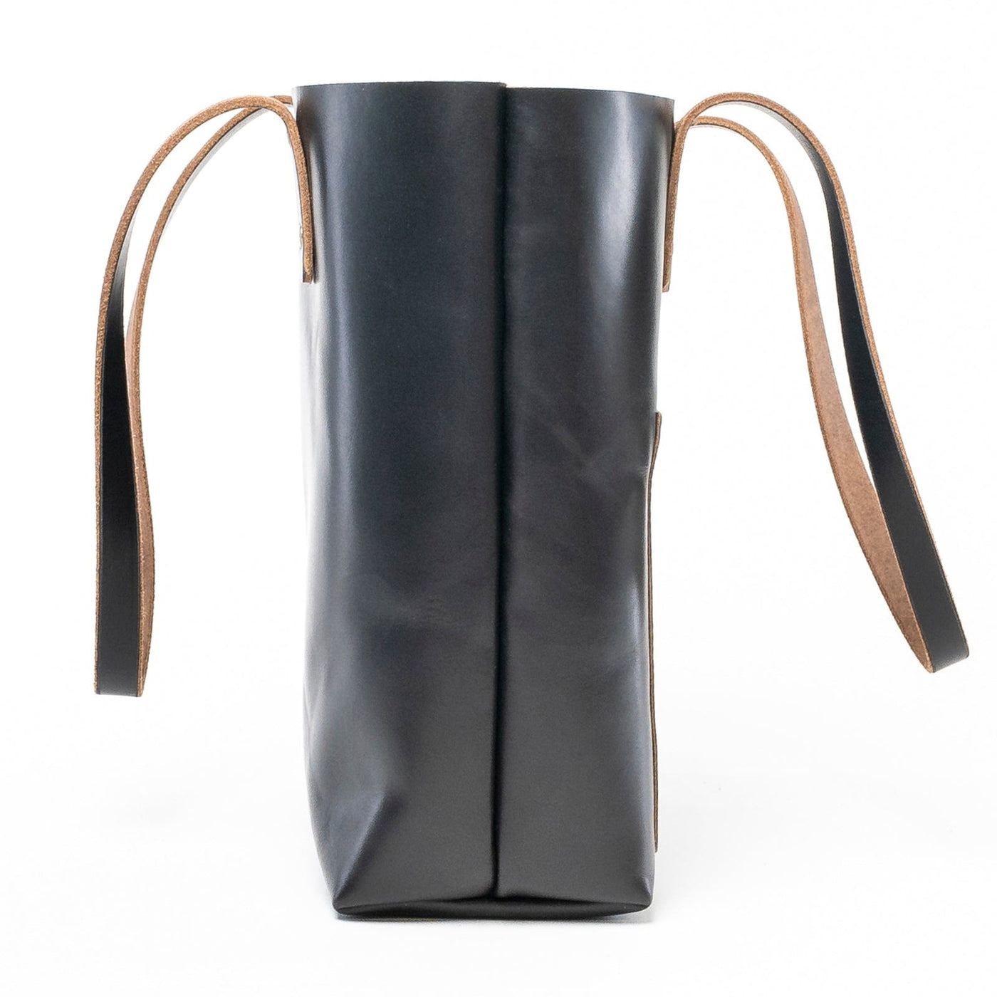 Leather Weekender Tote - Black Popov Leather