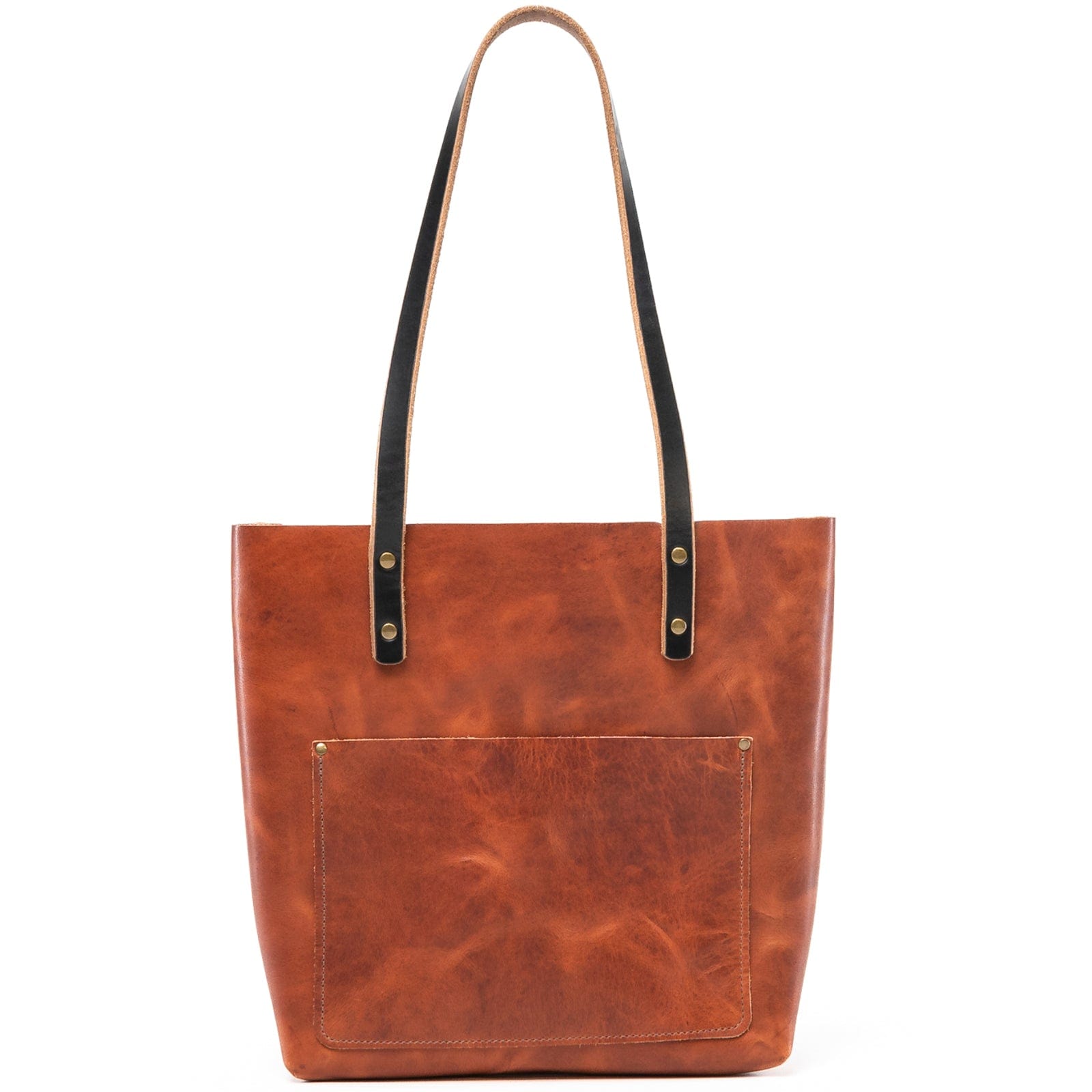 Mewpurrs Women's Genuine Leather Tote Bag - Large, Removable Pouch, Soft Cowhide, Caramel