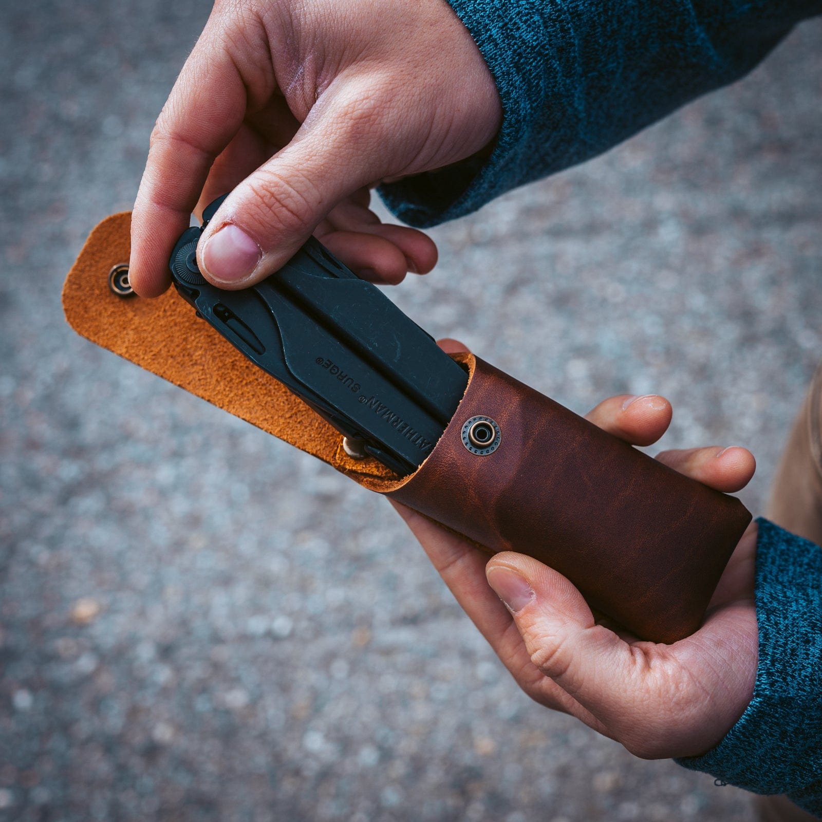 Leatherman Multitool Sheath - Heritage Brown Popov Leather®