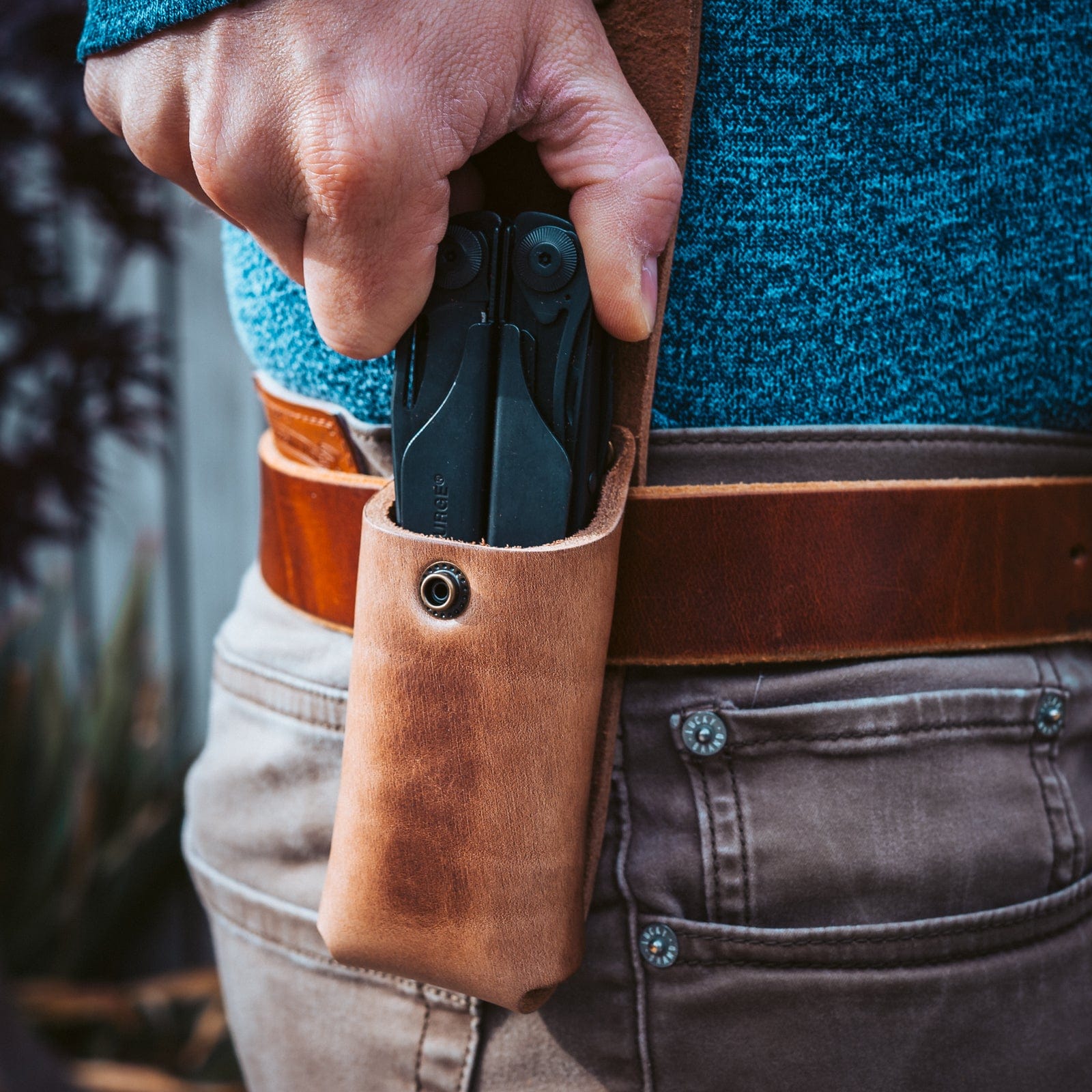 Leatherman Multitool Sheath - Natural Popov Leather®