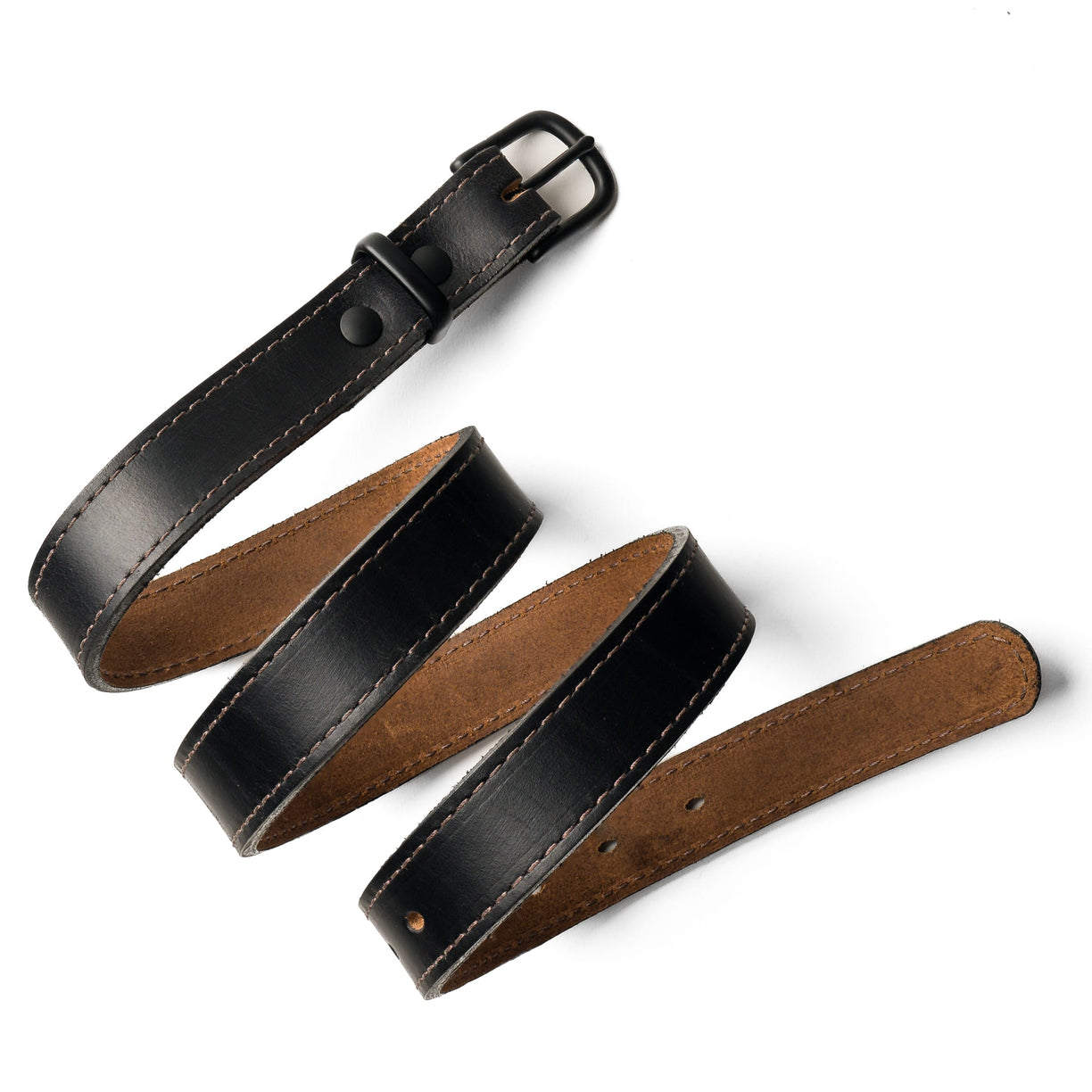 Vanguard leather dress belt