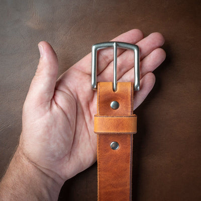 Matching Belt & Wallet Bundle - English Tan Popov Leather®