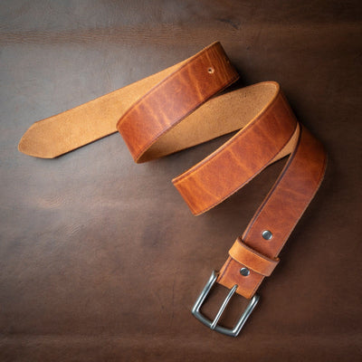 Matching Belt & Wallet Bundle - English Tan Popov Leather®