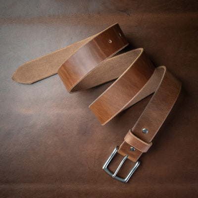 Matching Belt & Wallet Bundle - Natural Popov Leather®