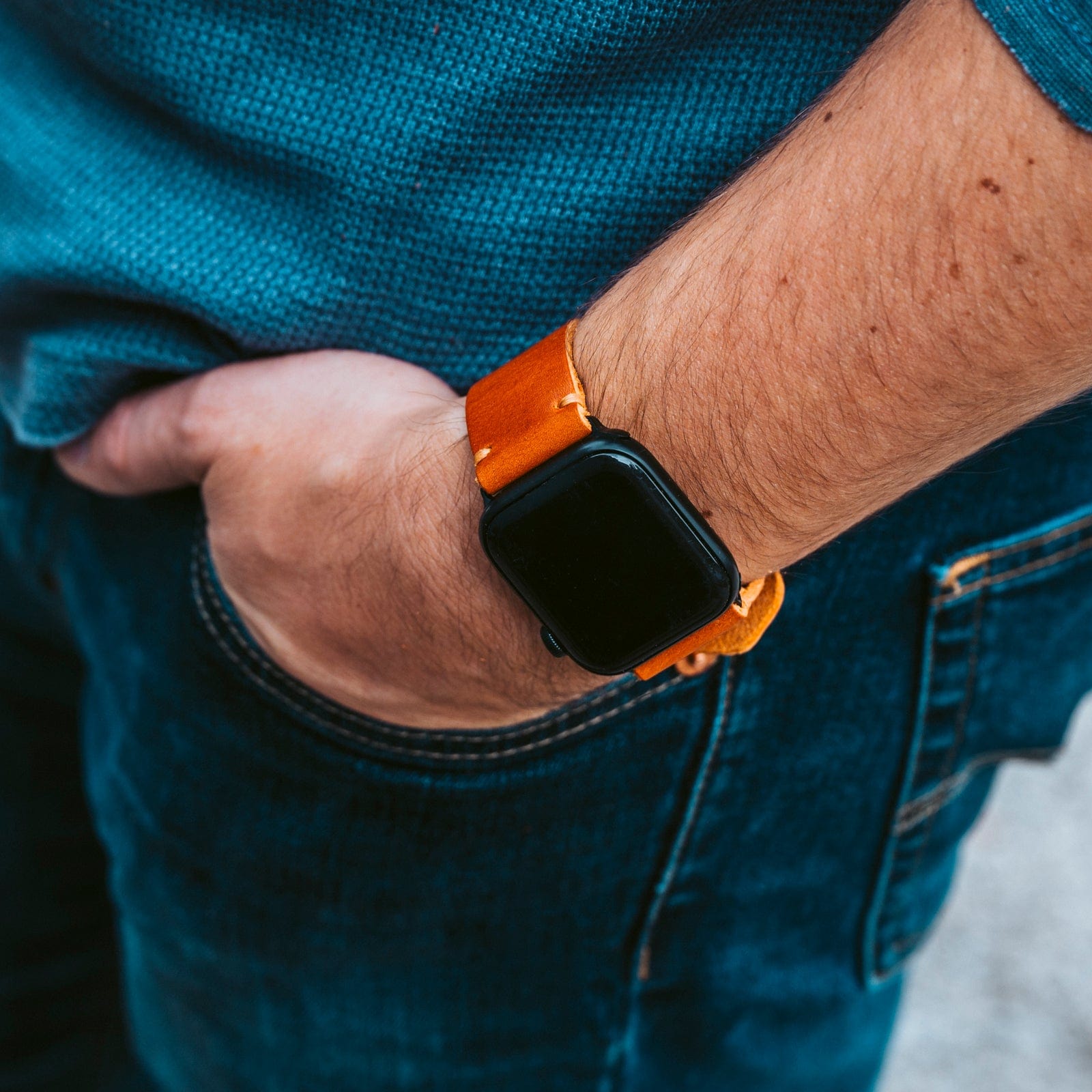 Mystery Leather Apple Watch Band Popov Leather®