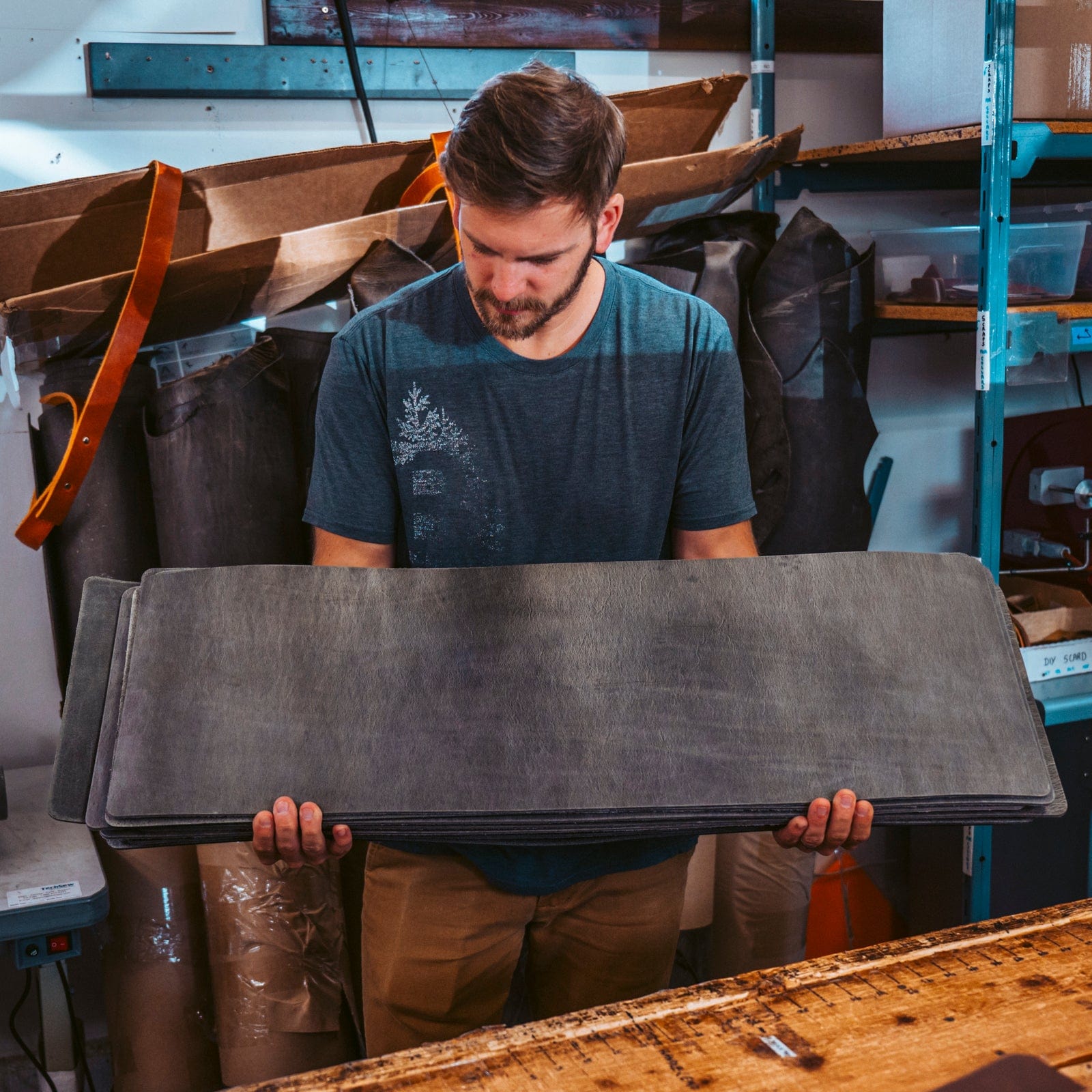 Mystery Leather Desk Pad Popov Leather®