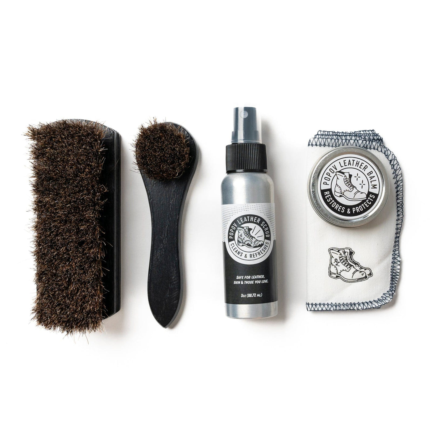 Popov Leather Boot Cleaning Kit Popov Leather