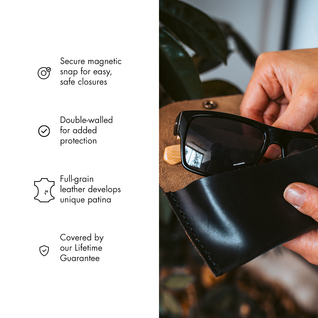 Leather Sunglasses Case