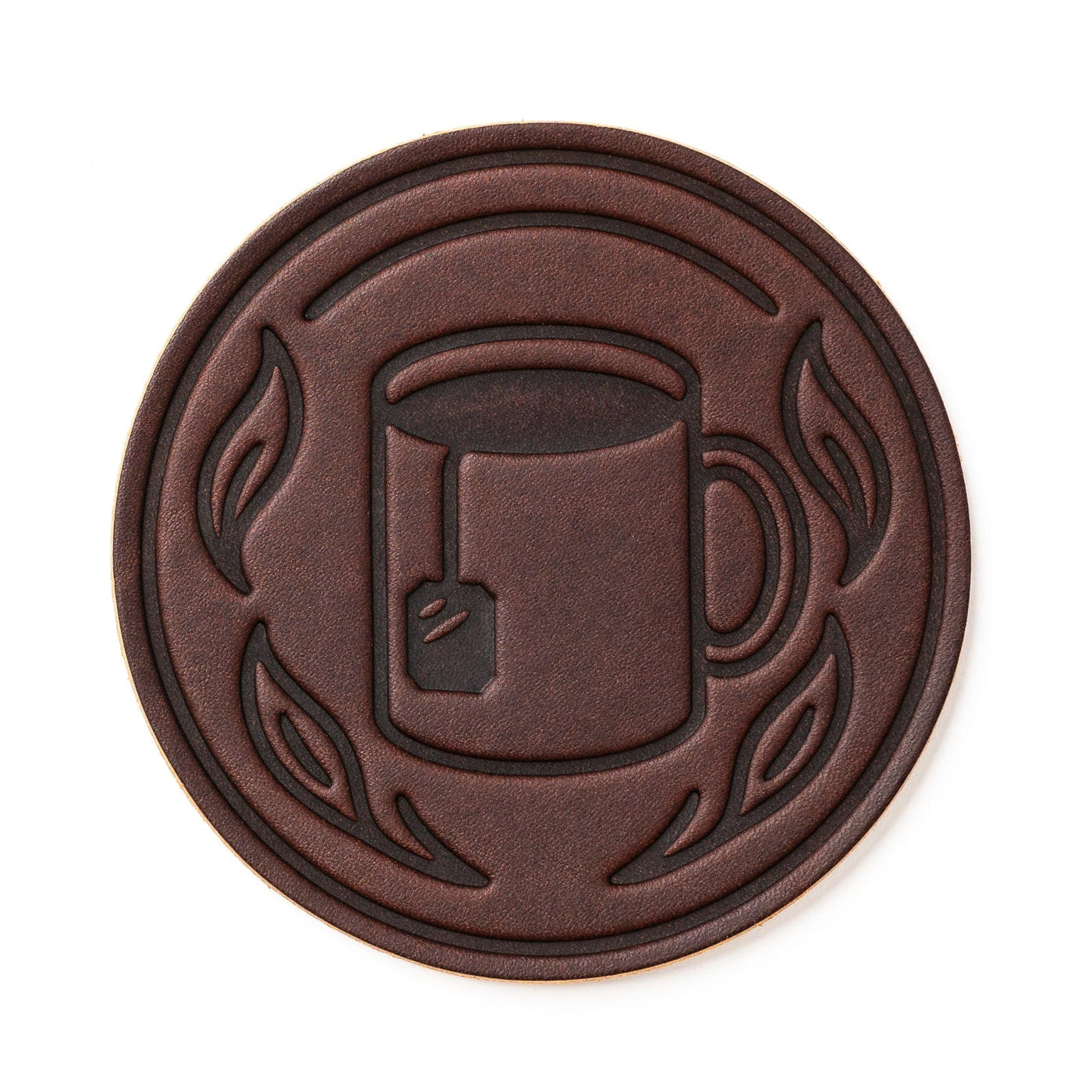 Tea Coasters - Heritage Brown - 4 Pack Popov Leather
