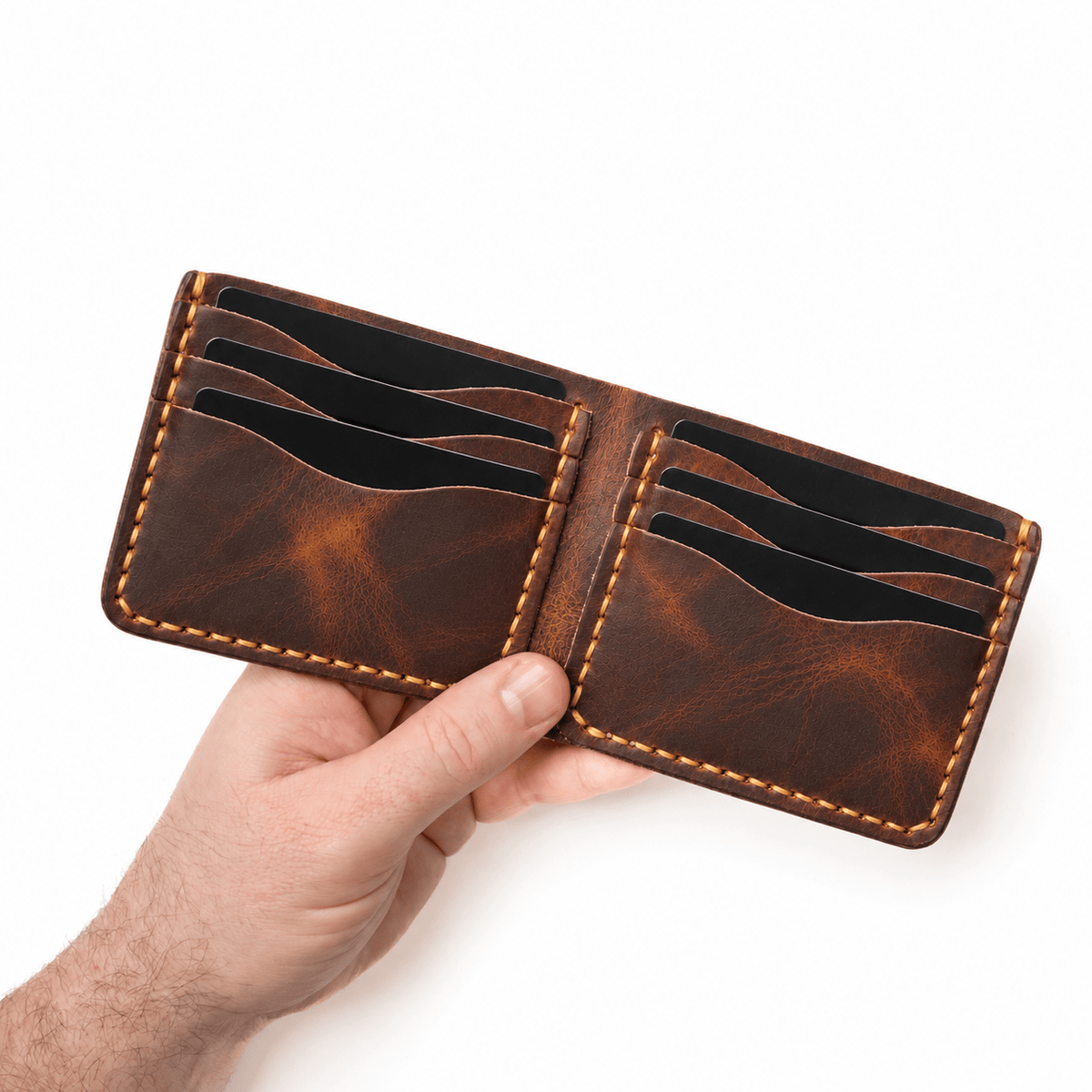 Traditional Bifold Leather Wallet Popov Leather®