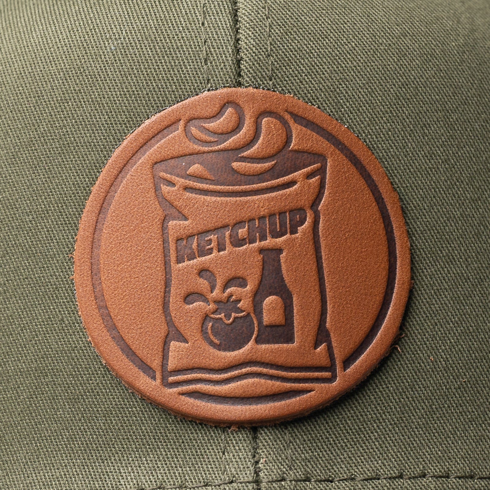 Trucker Hat - Ketchup Chips Popov Leather®