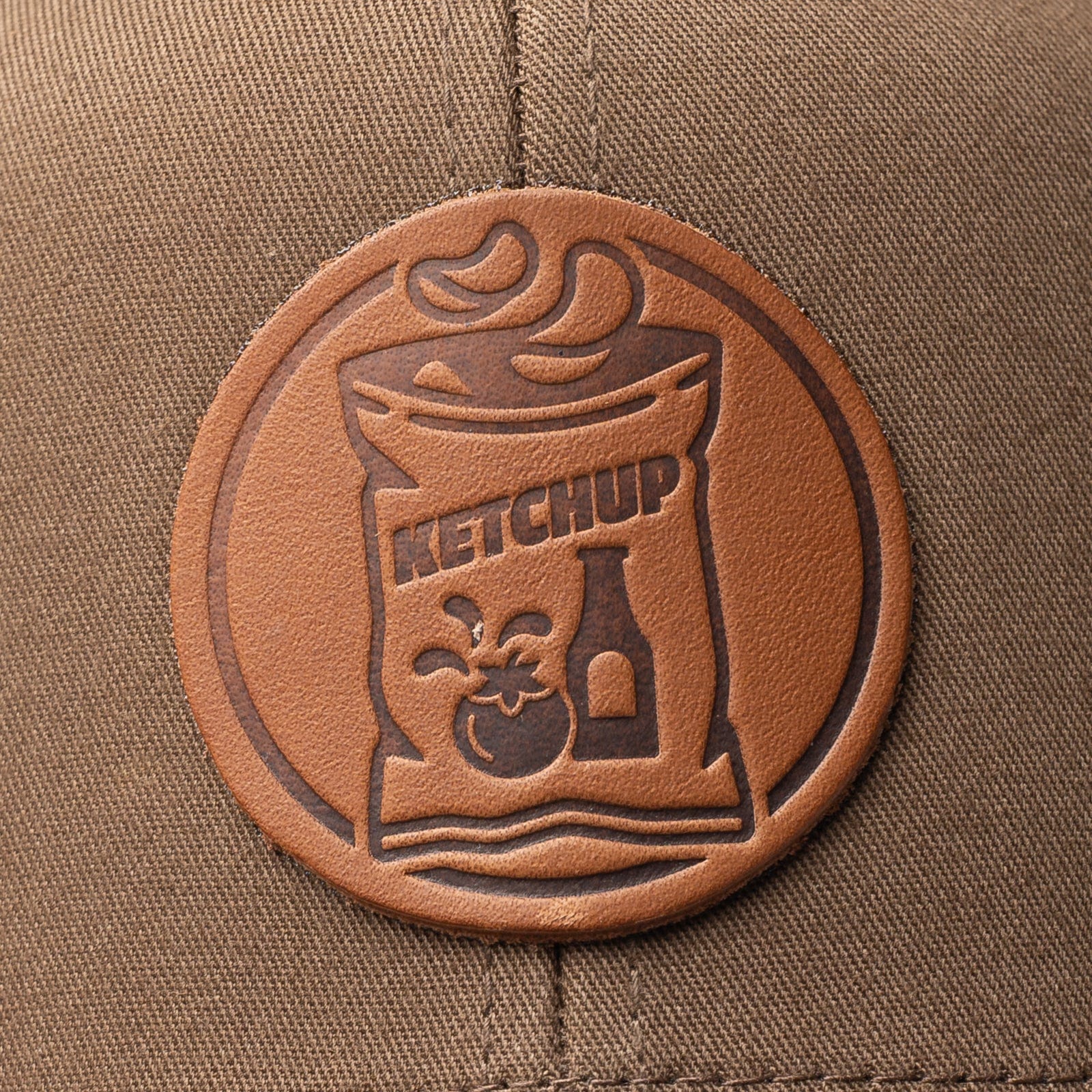 Trucker Hat - Ketchup Chips Popov Leather®