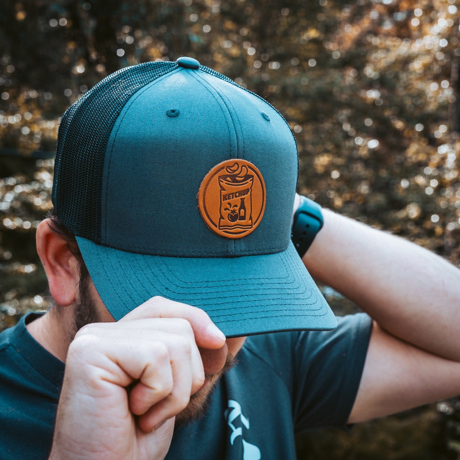 Trucker Hat - Ketchup Chips Popov Leather®
