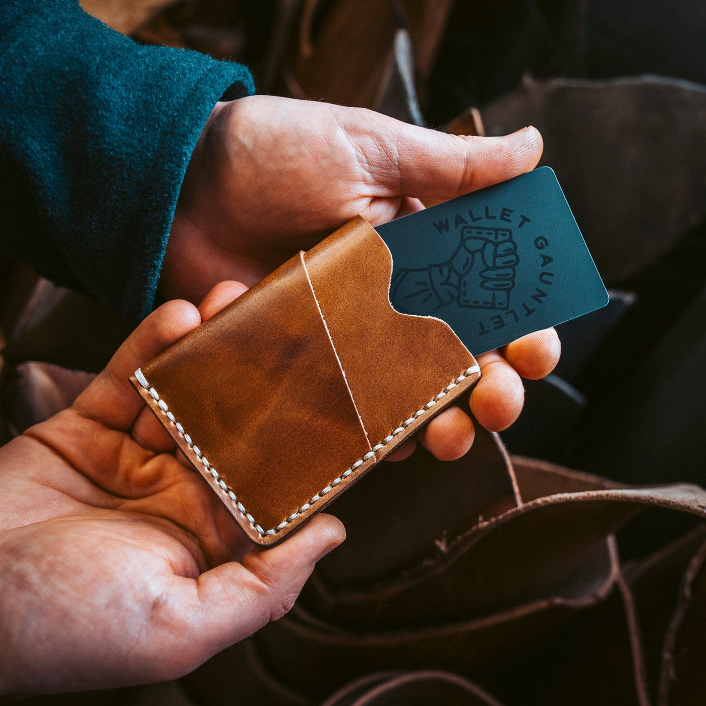 Wallet Gauntlet - RFID Blocking Card Popov Leather